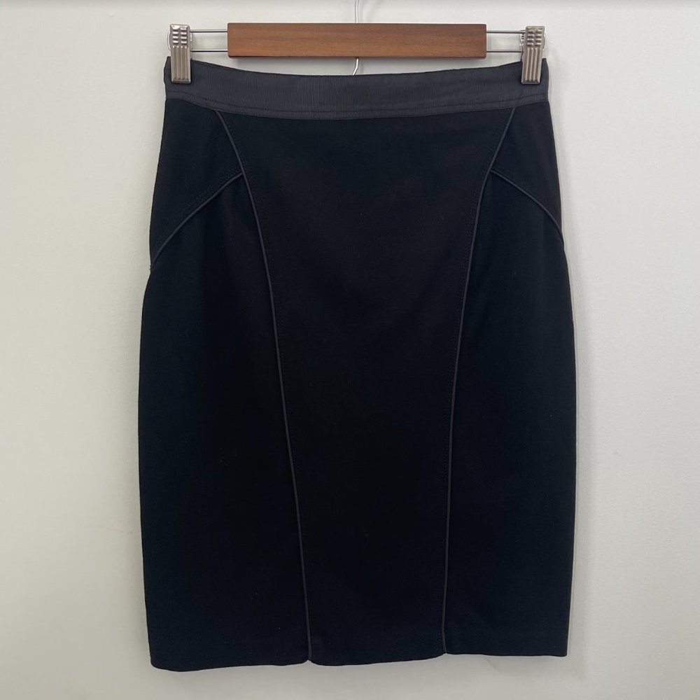 Theory Women's Black Pencil Skirt